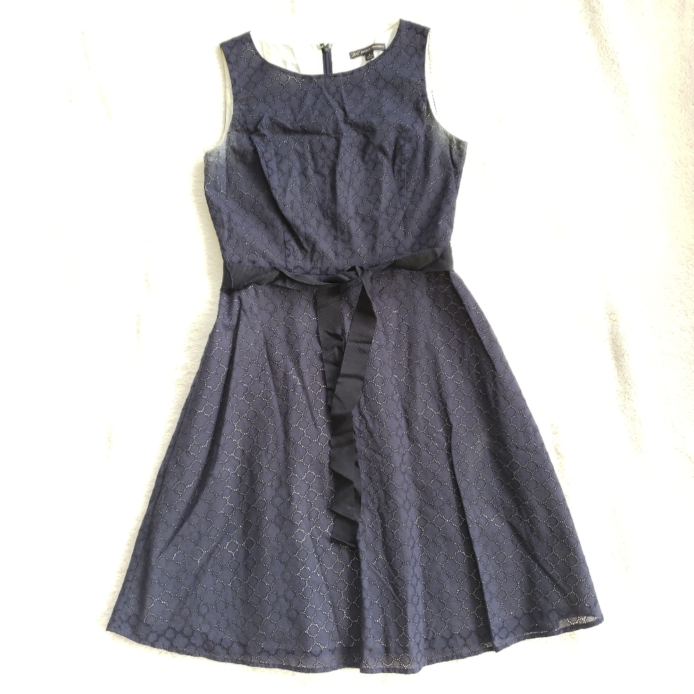 Brooks Brothers Tie-Front Poplin Dress